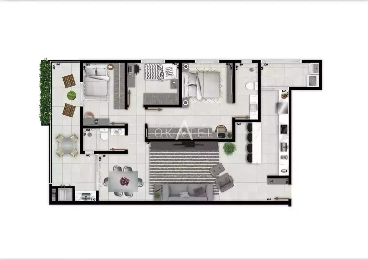 Apartamento para à venda no Bairro CENTRO em CASCAVEL: 