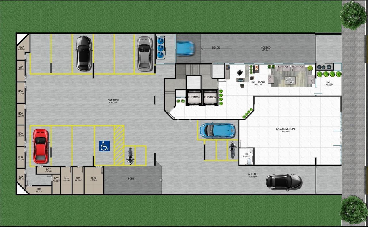 Sala Comercial para à venda no Bairro VILA INDUSTRIAL em TOLEDO: