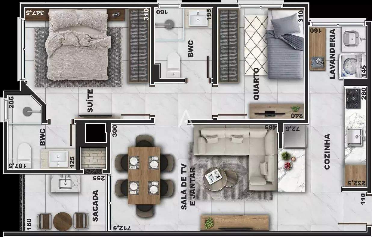 Apartamento para à venda no Bairro ALTO ALEGRE em CASCAVEL: