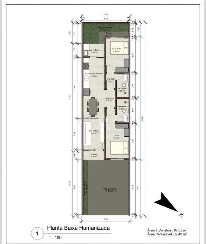 Casa Residencial para à venda no Bairro SIENA em CASCAVEL: 