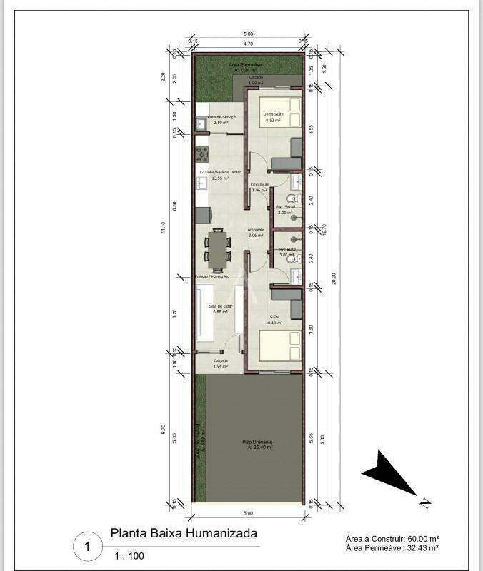 Casa Residencial para à venda no Bairro SIENA em CASCAVEL:
