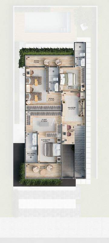 Casa Residencial para à venda no Bairro FAG em CASCAVEL: 