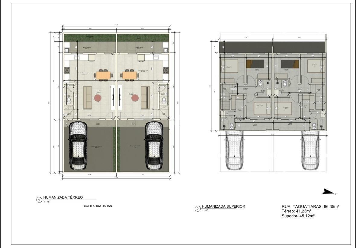 Sobrado para à venda no Bairro SANTA CRUZ em CASCAVEL: 