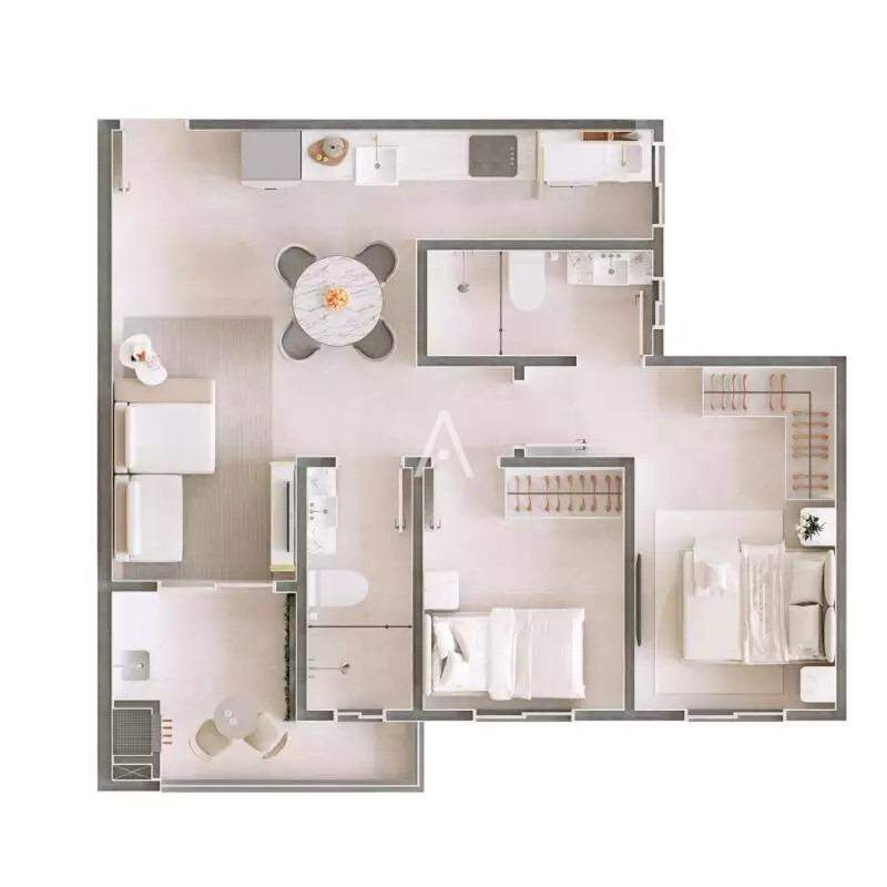 Apartamento para à venda no Bairro CANCELLI em CASCAVEL:
