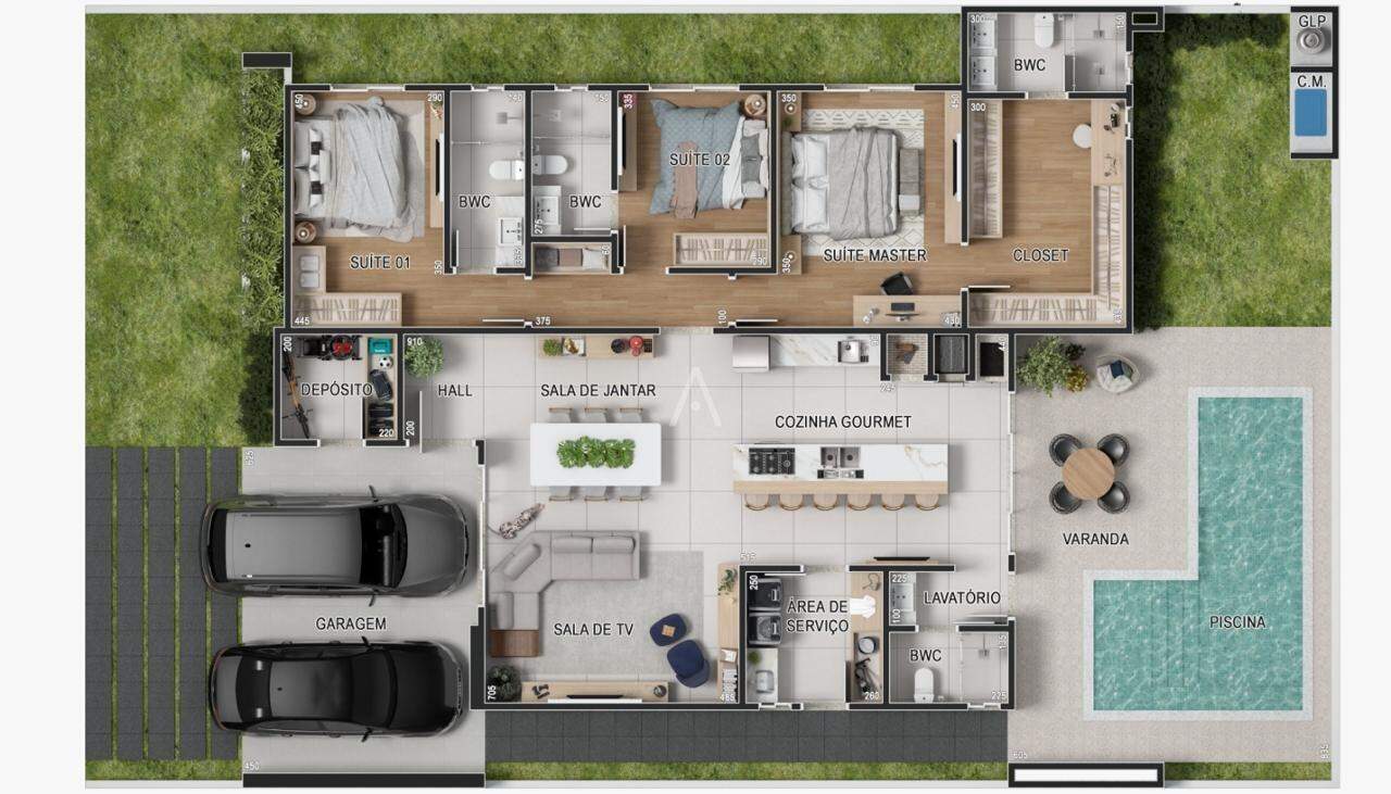 Casa Residencial para para aluguel no Bairro CATARATAS em CASCAVEL: 
