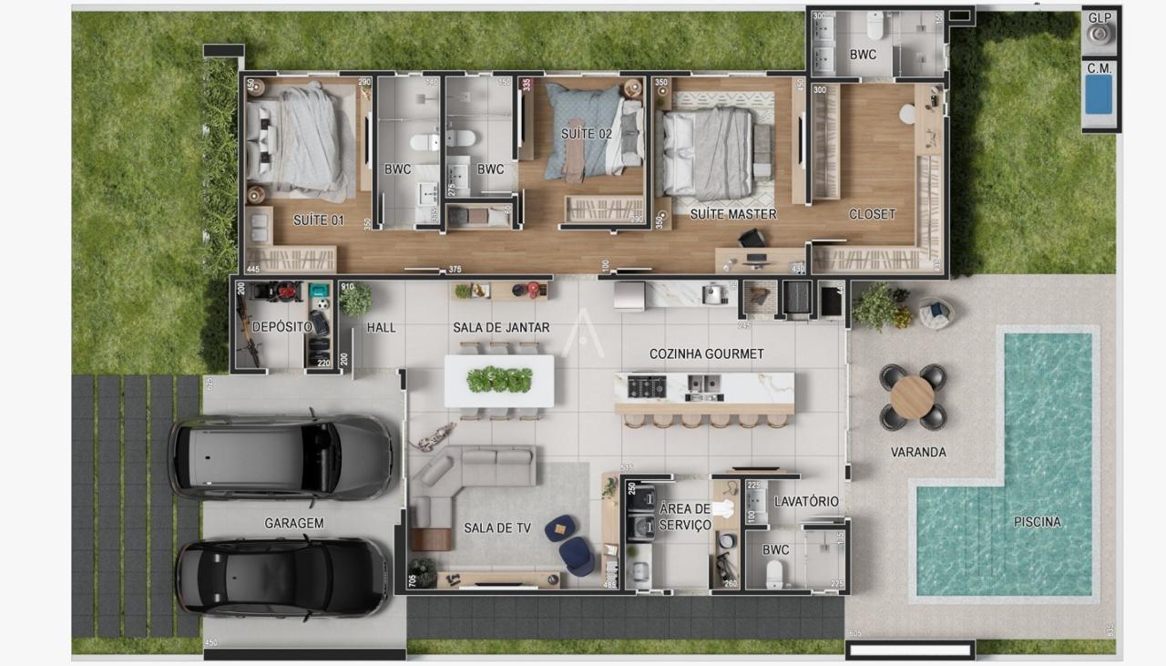 Casa Residencial para à venda no Bairro CATARATAS em CASCAVEL: 