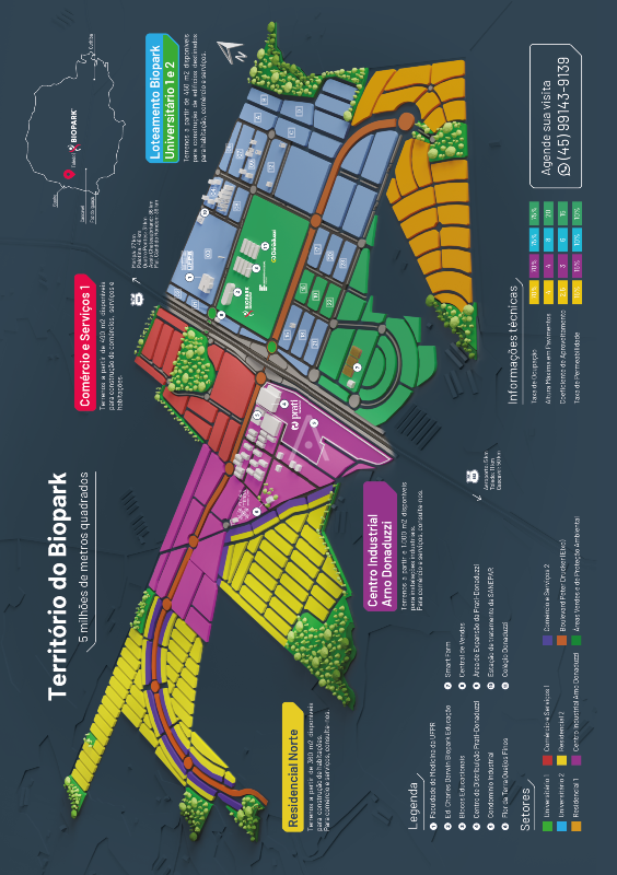 Terreno para à venda no Bairro BIOPARK em TOLEDO: 