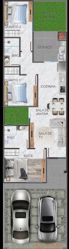 Casa Residencial para à venda no Bairro RECANTO TROPICAL em CASCAVEL: 