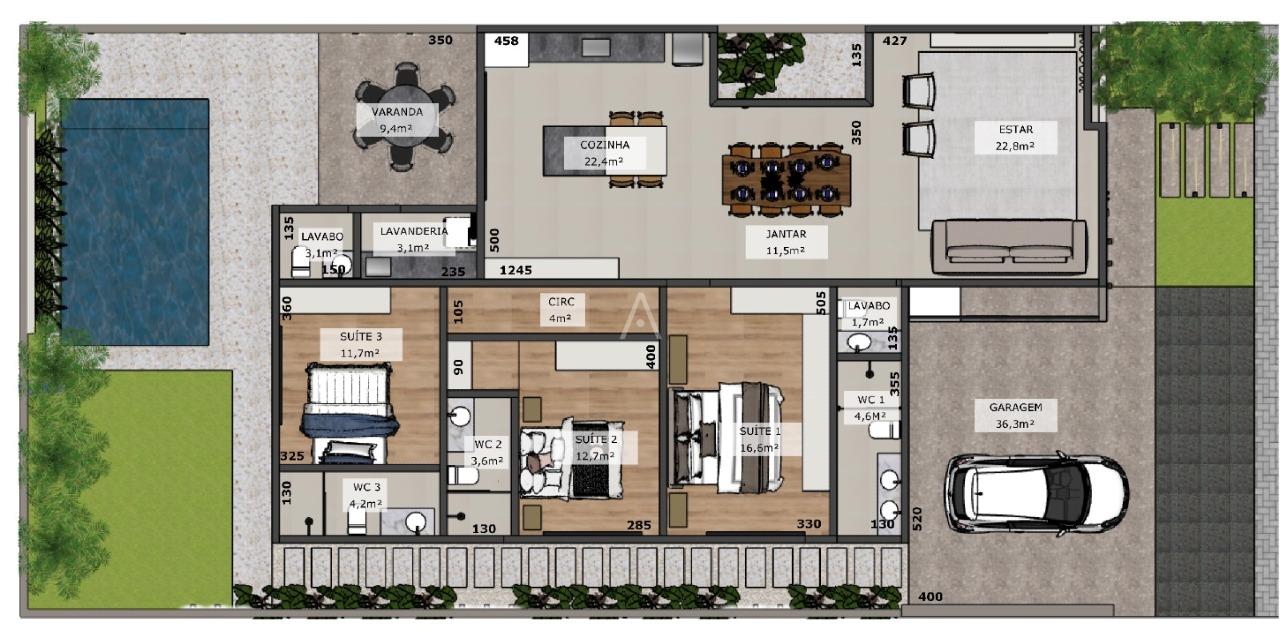 Casa Residencial para à venda no Bairro NUCLEO INDUSTRIAL III em CASCAVEL: