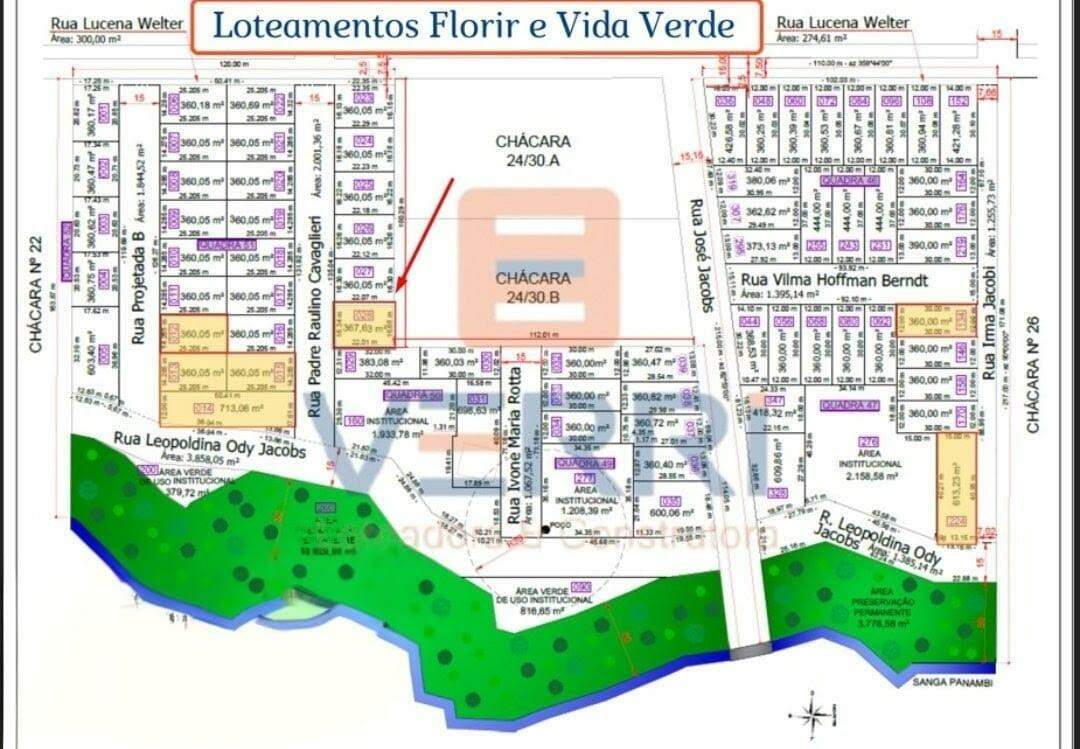 Terreno para à venda no Bairro TOCANTINS em TOLEDO:
