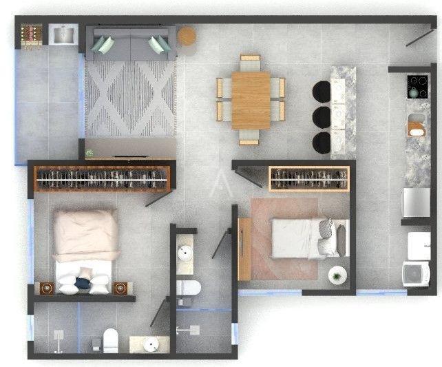 Apartamento para à venda no Bairro JARDIM GISELA em TOLEDO: 