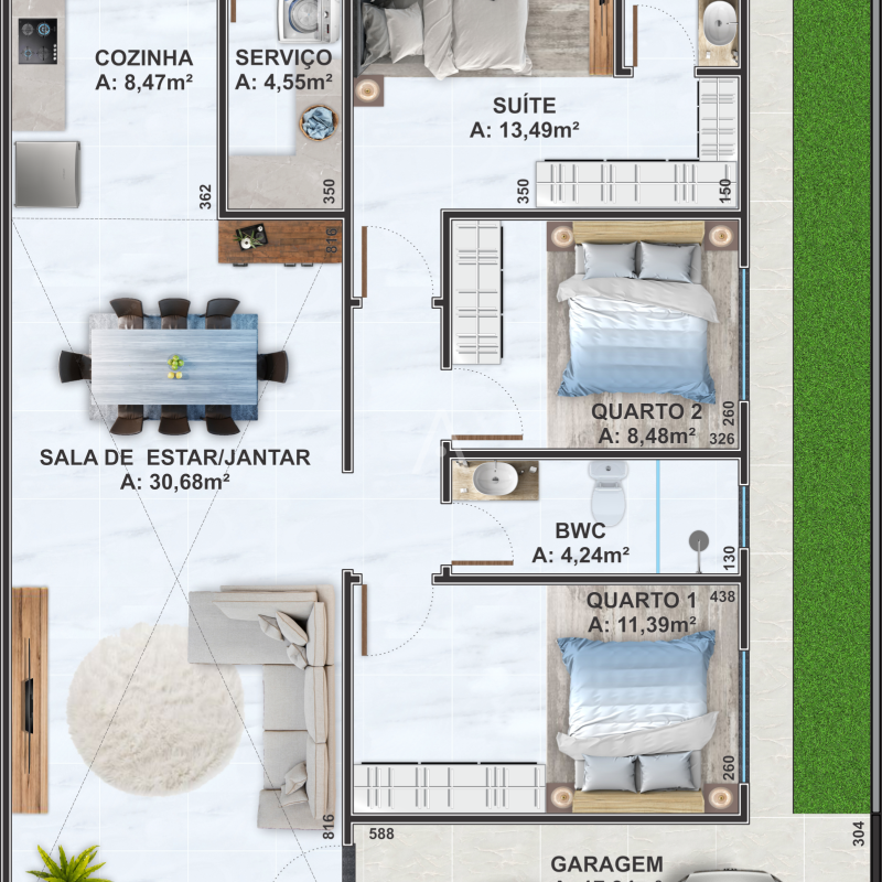 Casa Residencial para à venda no Bairro Positano em CASCAVEL: 