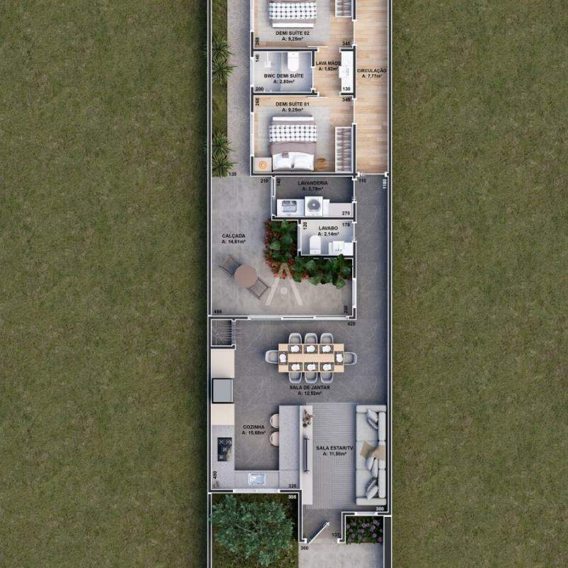 Casa Residencial para à venda no Bairro SANTA CRUZ em CASCAVEL: 