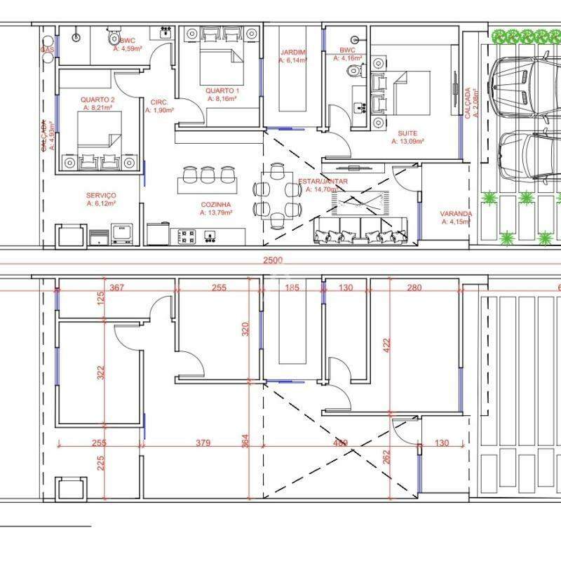 Casa Residencial para à venda no Bairro PARQUE VERDE em CASCAVEL: 