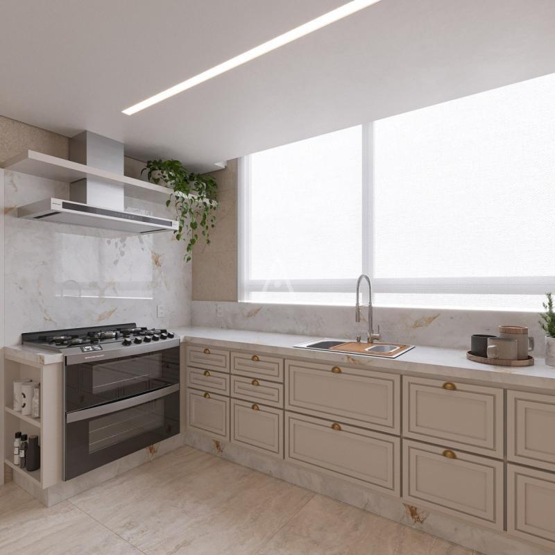 Apartamento para à venda no Bairro COUNTRY em CASCAVEL: Cozinha Salão de Festas