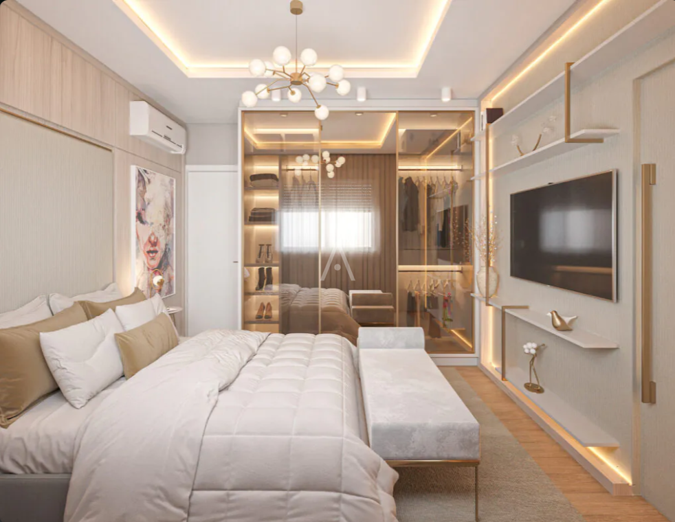 Apartamento para à venda no Bairro COUNTRY em CASCAVEL: Suíte