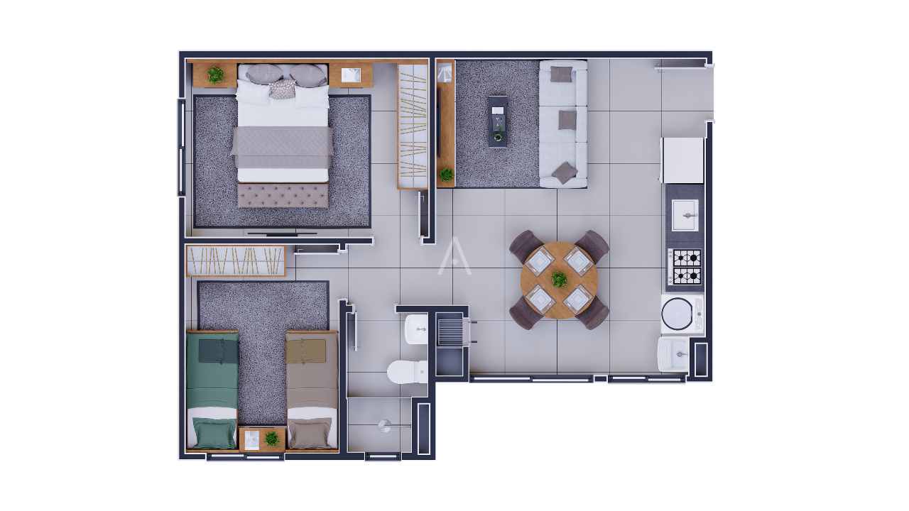 Apartamento para à venda no Bairro JARDIM PANORAMA em TOLEDO: 