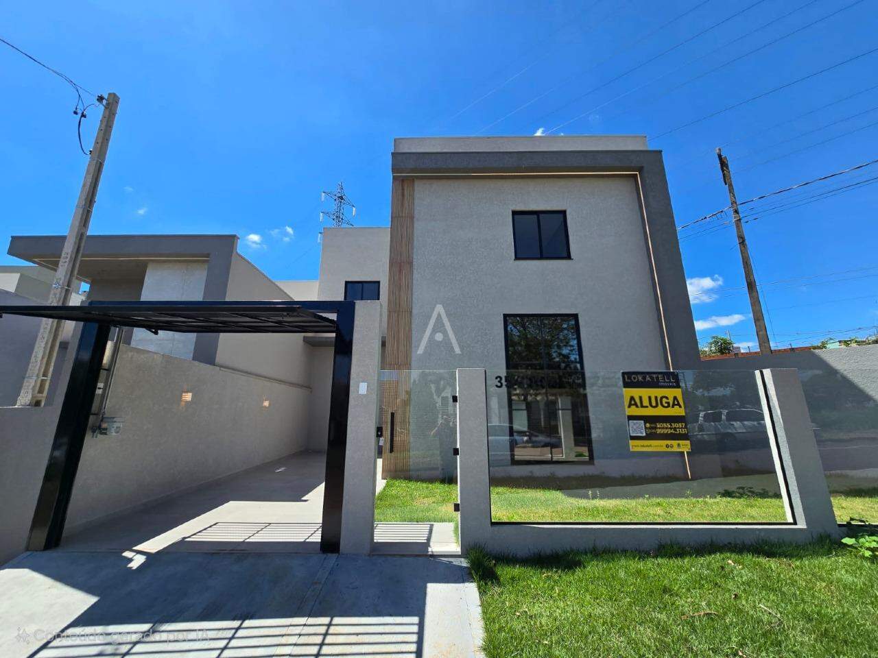 Sobrado para para aluguel no Bairro JARDIM PANCERA em TOLEDO: 