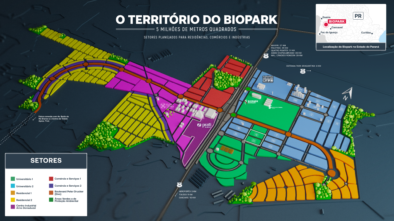 Terreno para à venda no Bairro BIOPARK em TOLEDO: 