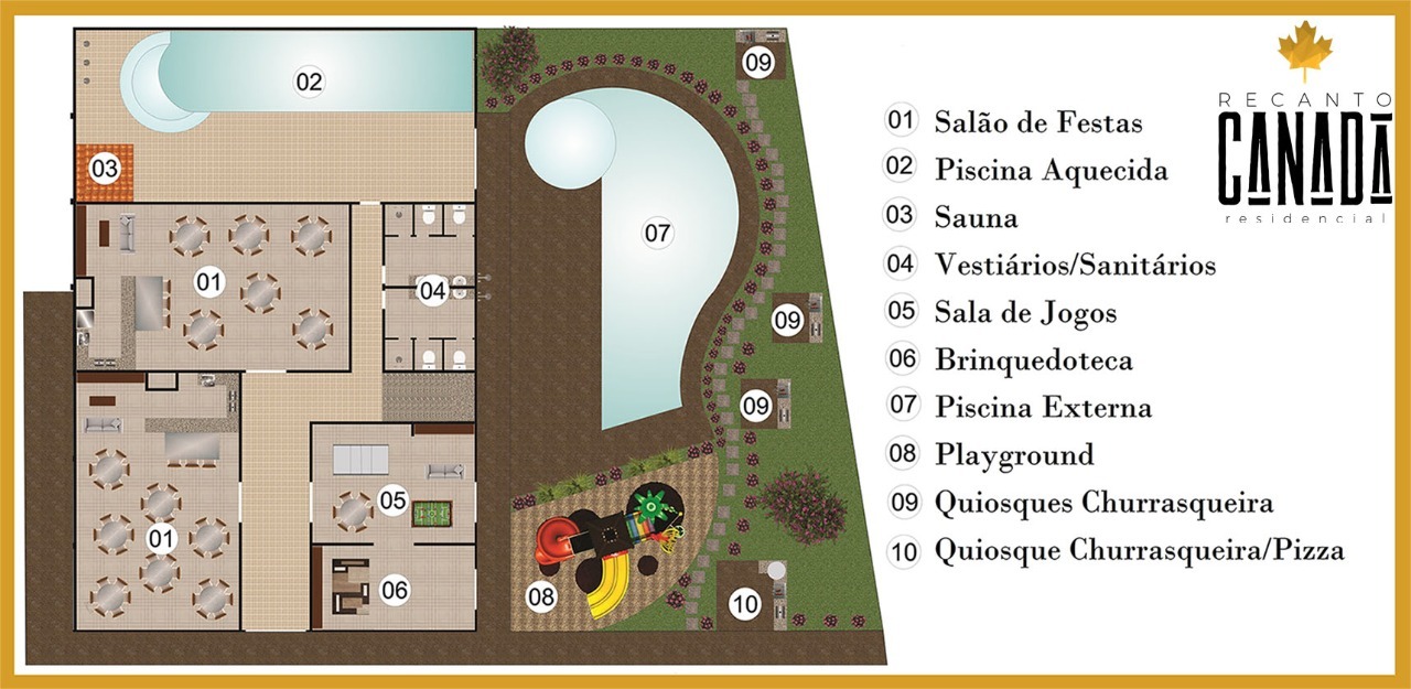 Apartamento para à venda no Bairro CANADA em CASCAVEL: 
