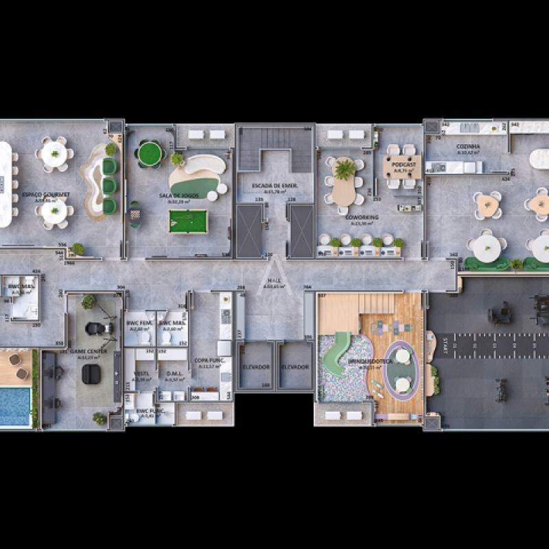 Apartamento para à venda no Bairro CENTRO em CASCAVEL: 