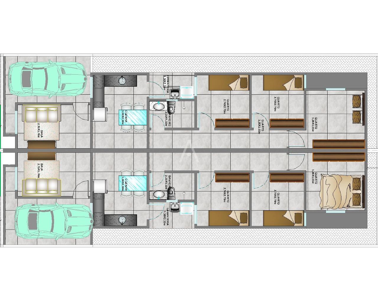 Casa Residencial para à venda no Bairro PINHEIRINHO em TOLEDO: 