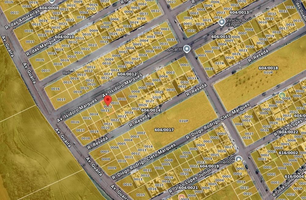 Terreno para à venda no Bairro RECANTO TROPICAL III em CASCAVEL: