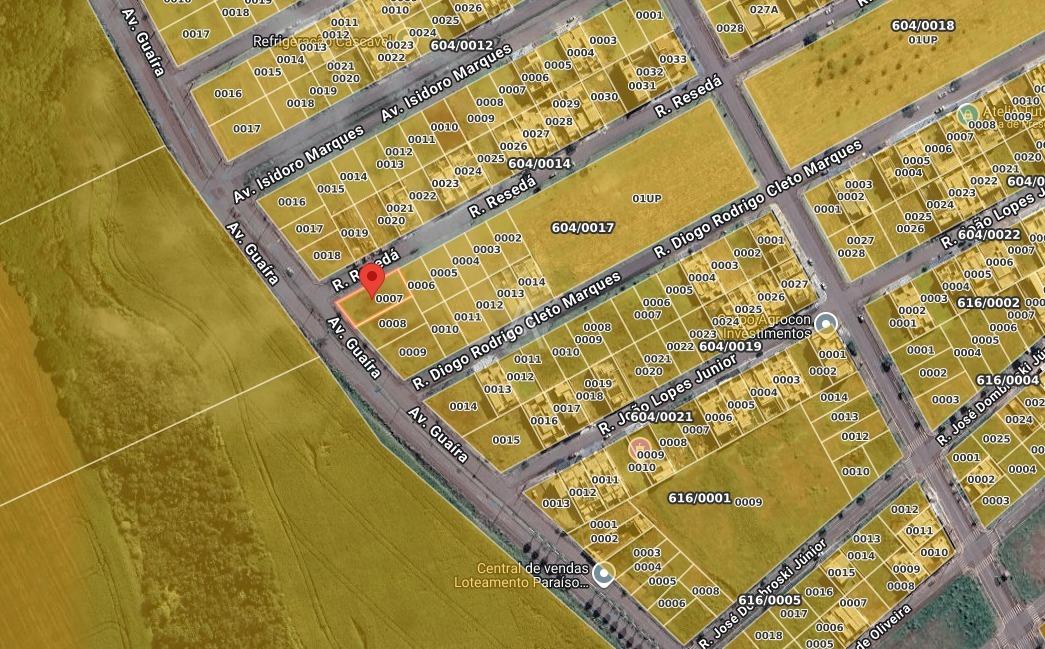 Terreno para à venda no Bairro TROPICAL III em CASCAVEL: