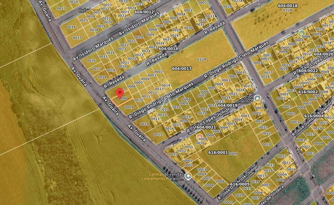 Terreno para à venda no Bairro TROPICAL III em CASCAVEL: 