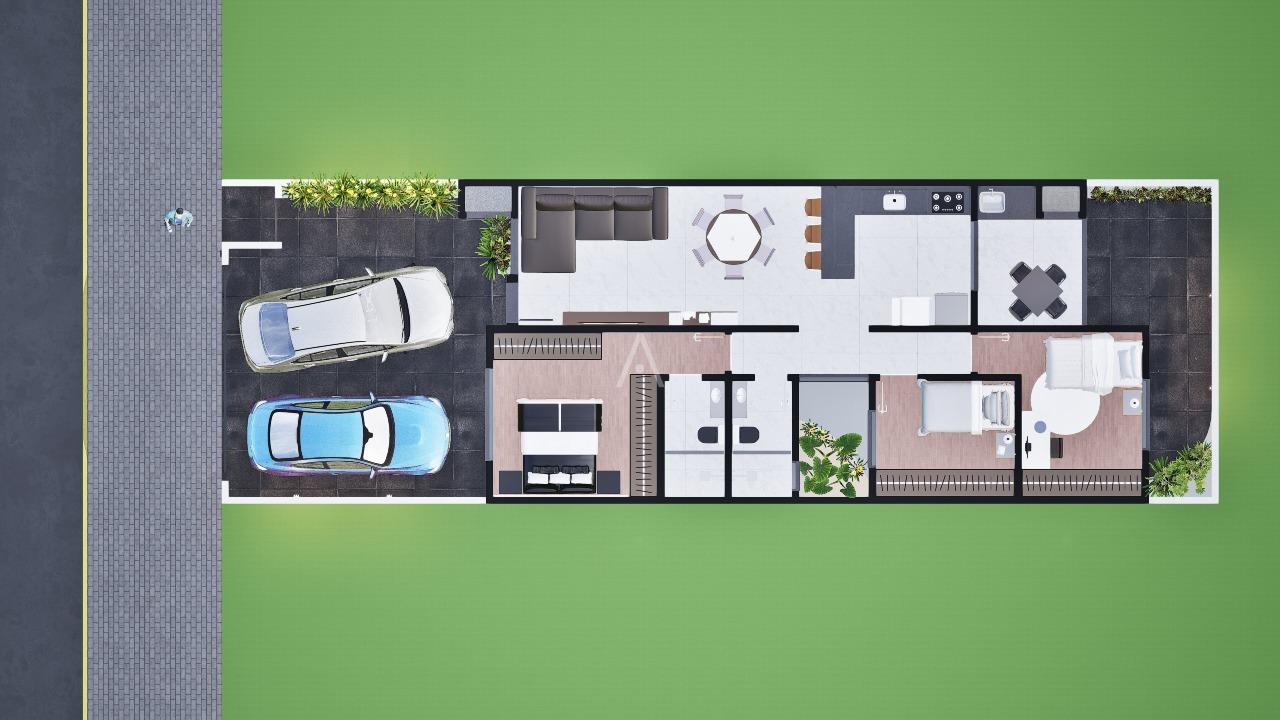 Casa Residencial para à venda no Bairro RECANTO TROPICAL em CASCAVEL: 