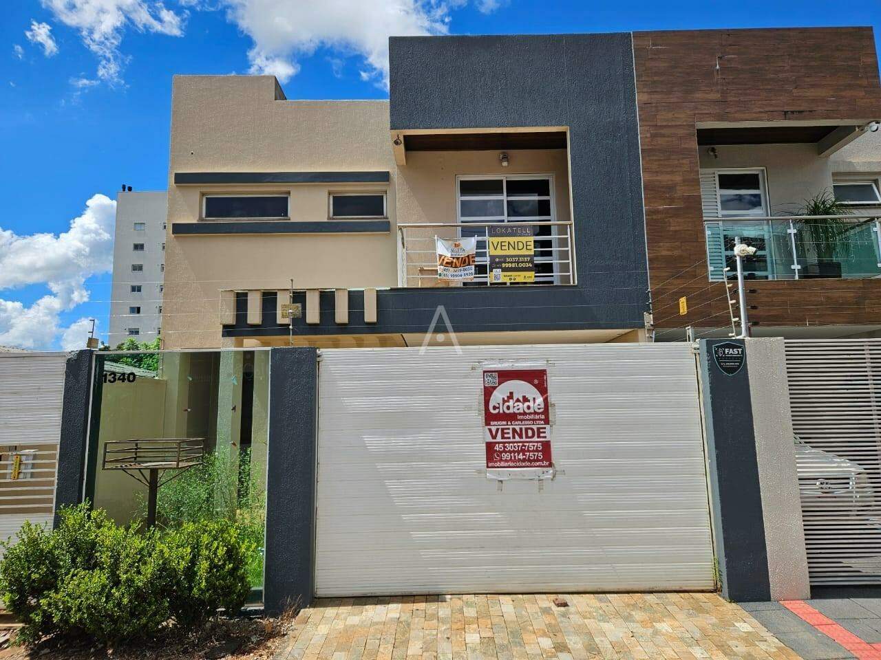 Sobrado para à venda no Bairro CENTRO em CASCAVEL: 