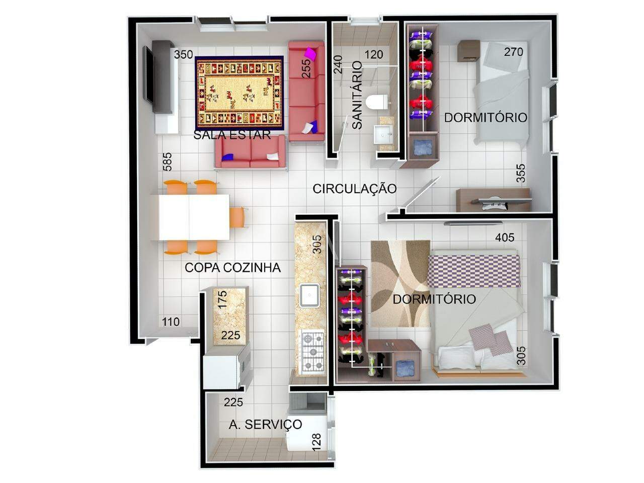 Apartamento para à venda no Bairro JARDIM PANCERA em TOLEDO: 