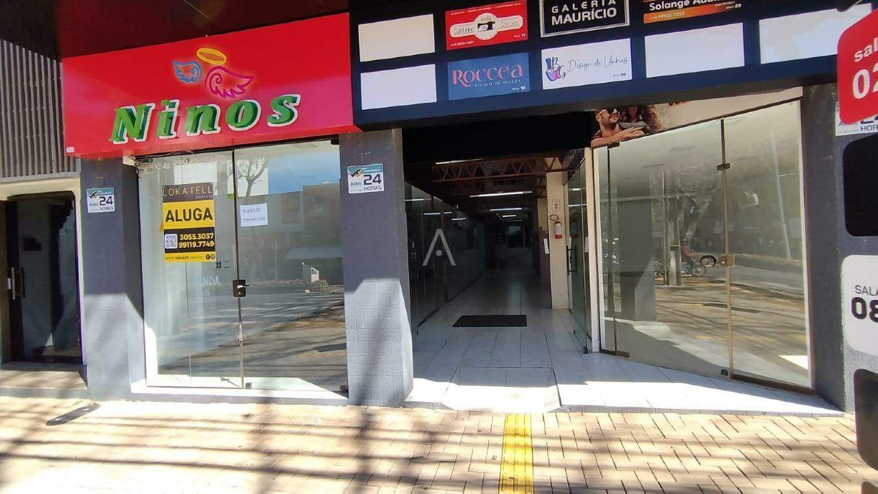 Sala Comercial para para aluguel no Bairro CENTRO em TOLEDO: 