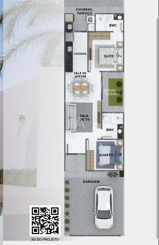 Casa Residencial para à venda no Bairro SANTA CRUZ em CASCAVEL: