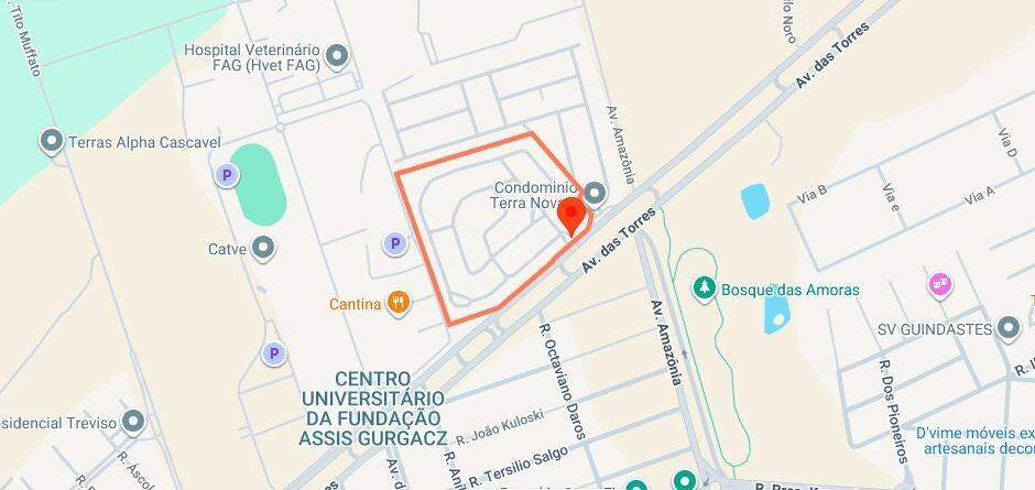 Terreno para à venda no Bairro FAG em CASCAVEL: