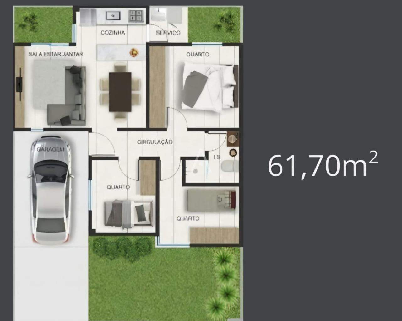 Casa Residencial para à venda no Bairro JARDIM COOPAGRO em TOLEDO: