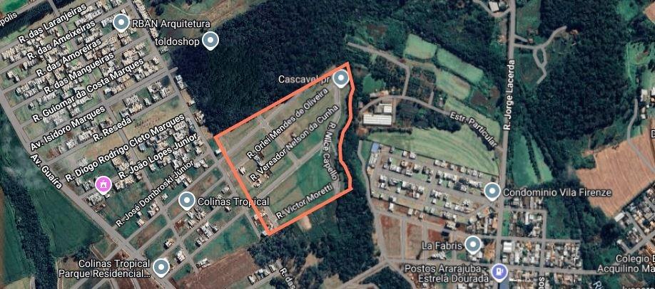 Terreno para à venda no Bairro RECANTO TROPICAL em CASCAVEL: 