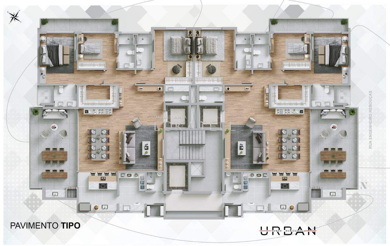 Apartamento para à venda no Bairro CENTRO em CASCAVEL: 