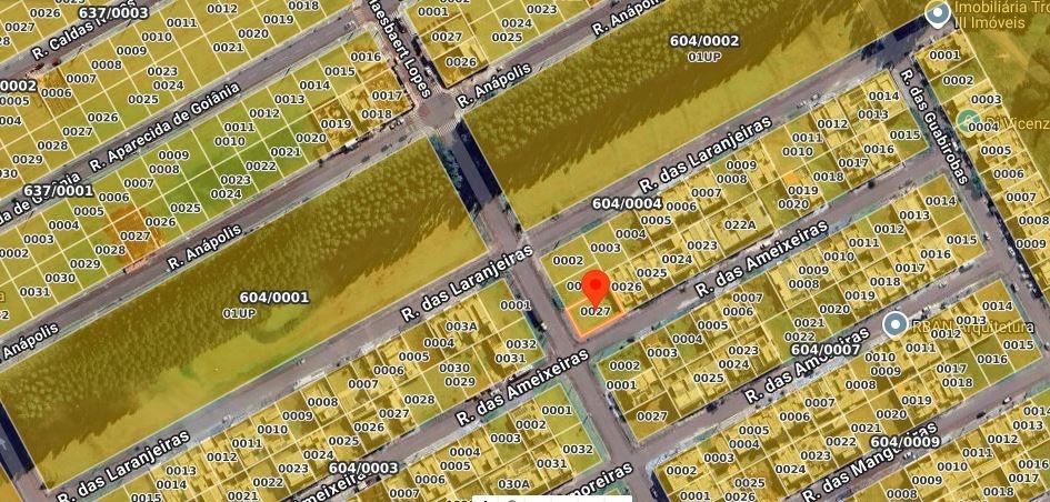 Terreno para à venda no Bairro RECANTO TROPICAL em CASCAVEL: 