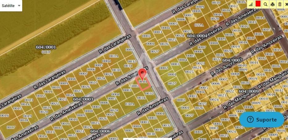 Terreno para à venda no Bairro RECANTO TROPICAL em CASCAVEL: 