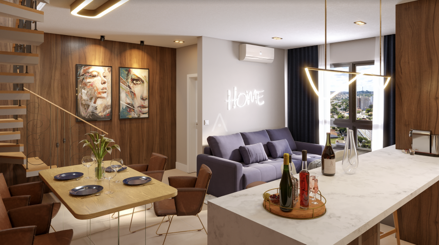 Apartamento para à venda no Bairro CENTRO em CASCAVEL: 