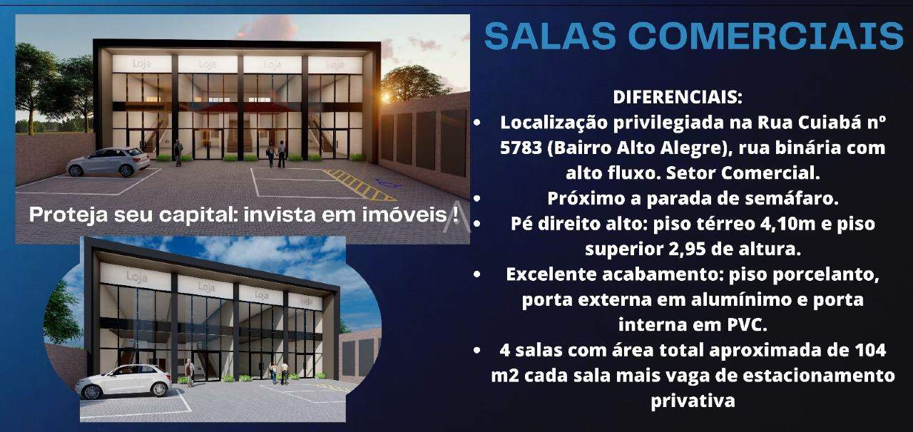 Sala Comercial para para aluguel no Bairro ALTO ALEGRE em CASCAVEL: 