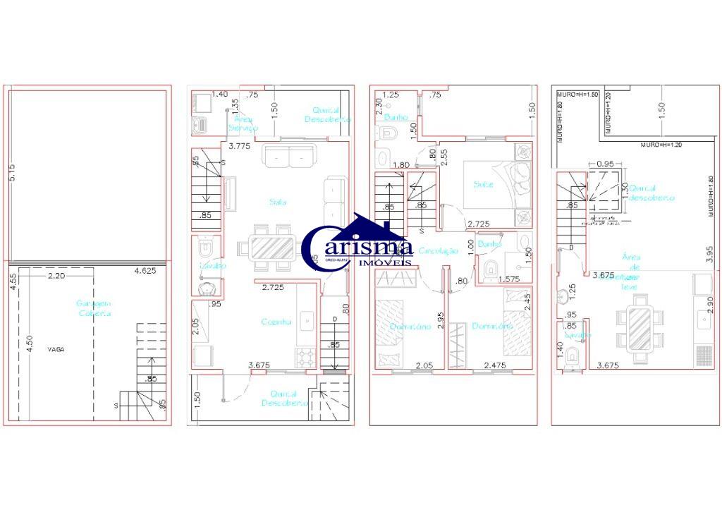 Sobrado à venda com 3 quartos, 113m² - Foto 1