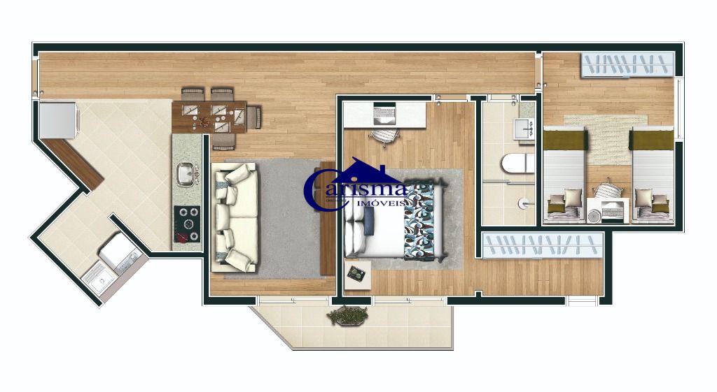 Apartamento à venda com 2 quartos, 60m² - Foto 16