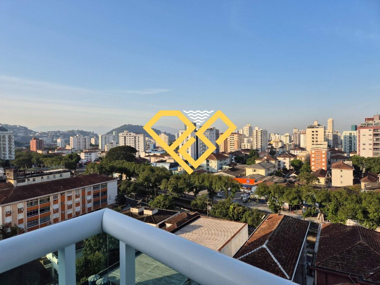 Vista do salão de festas