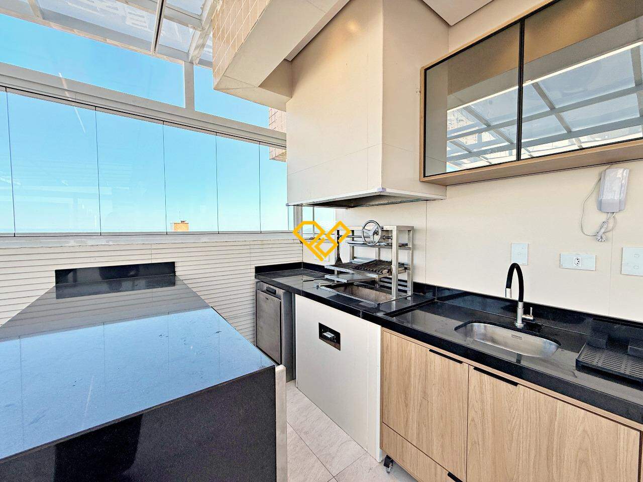 Cobertura à venda no Gonzaga: Churrasqueira