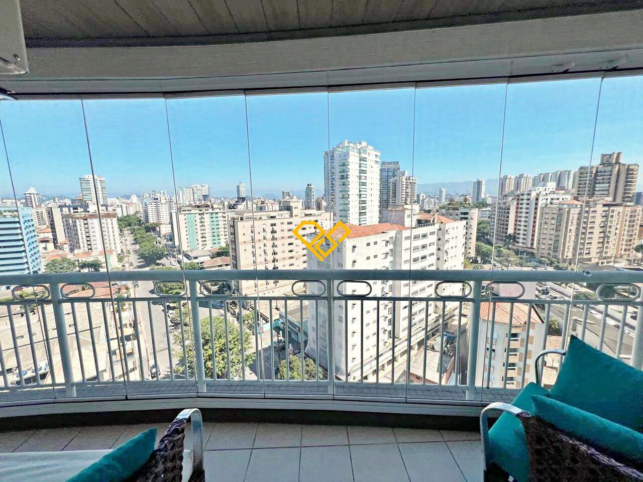 Apartamento à venda no Ponta da Praia: Varanda