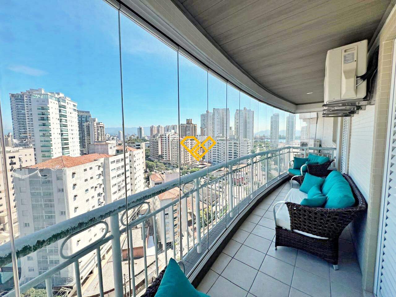 Apartamento à venda no Ponta da Praia: Varanda