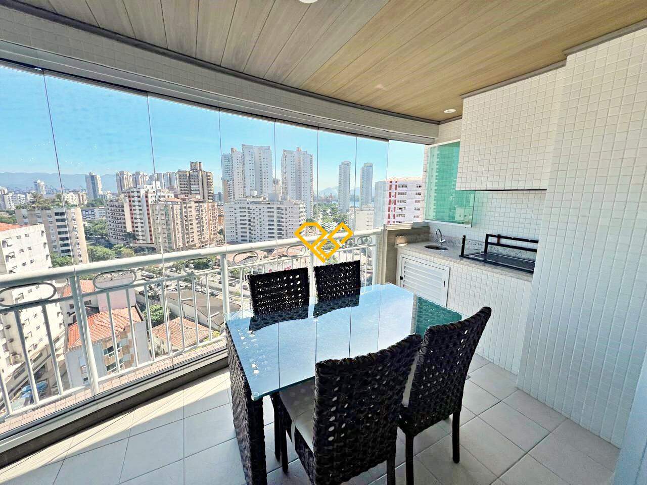 Apartamento à venda no Ponta da Praia: Varanda