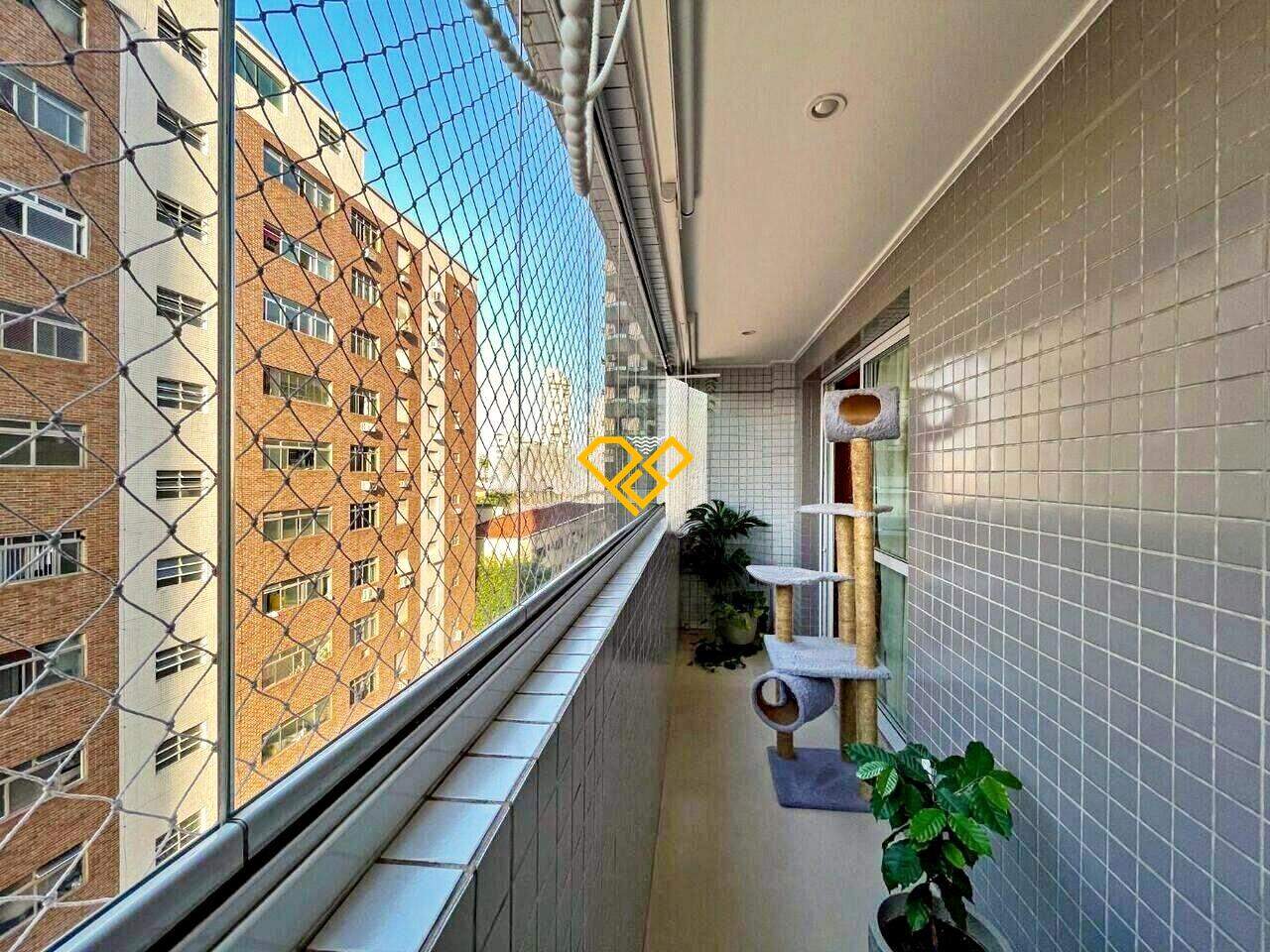 Apartamento à venda no Gonzaga: Varanda